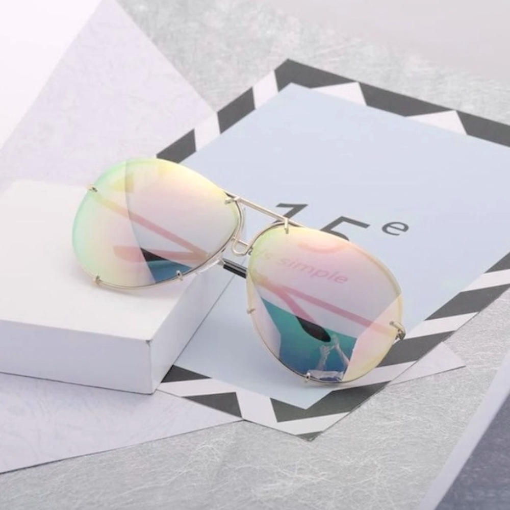 NIP Sunglido Mirror Aviator Sunglasses